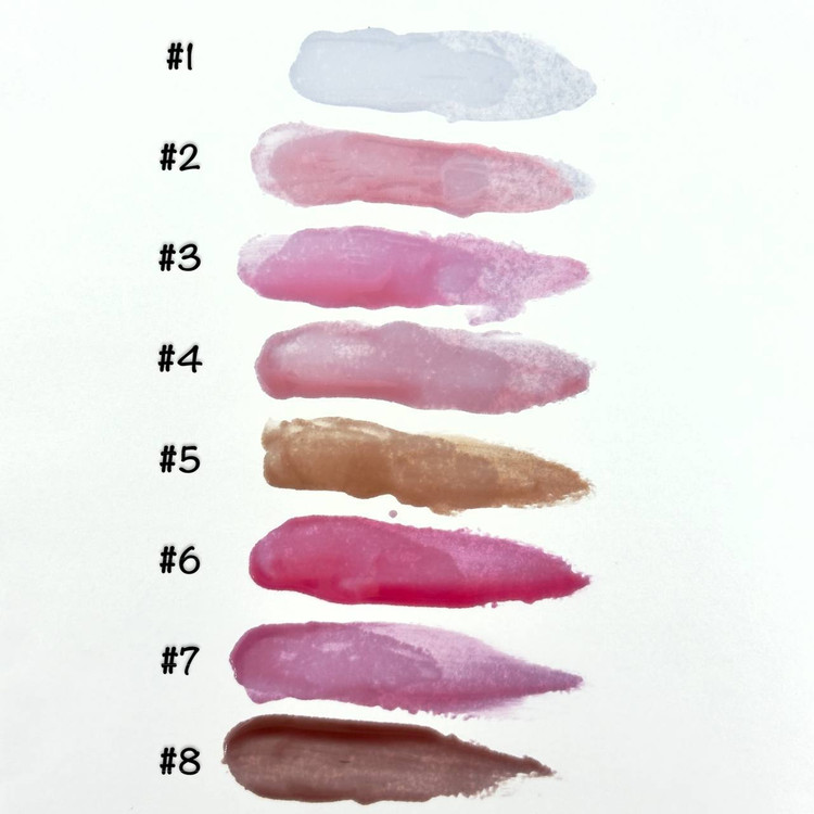 سفارش لیپ گلاس ( بالم لب ) تیوپی طرح رود اولی بولا در ۸ رنگ جذاب و پرفروش