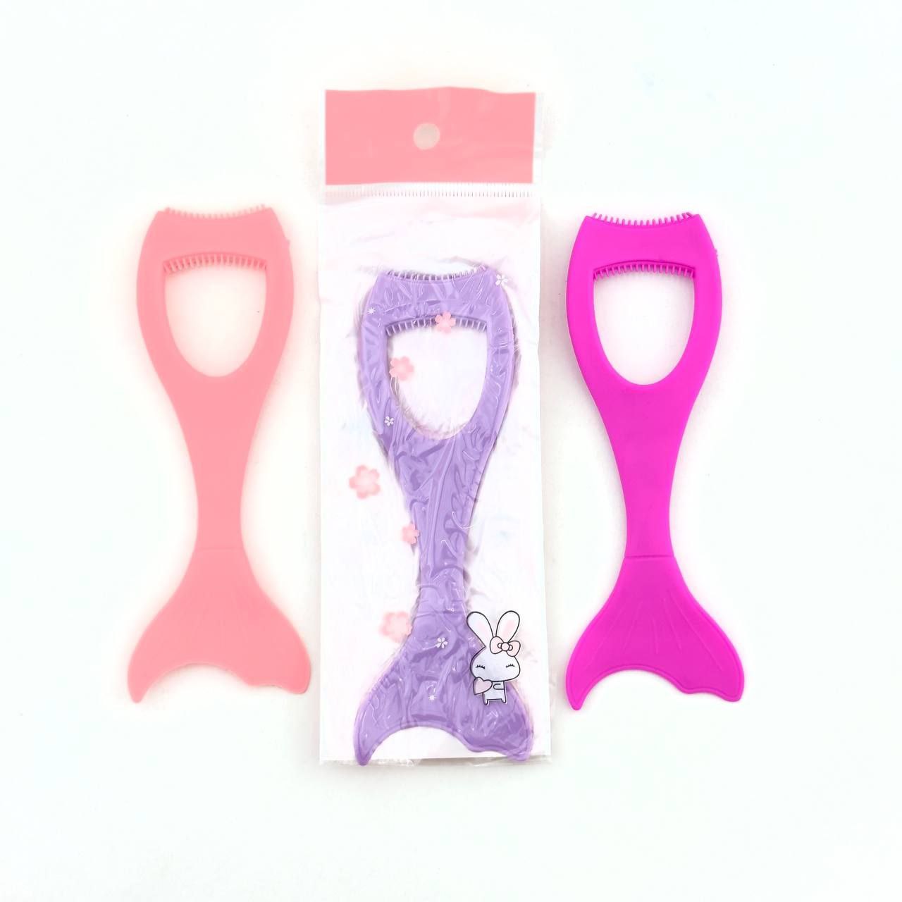 قیمت شابلون ریمل و خط چشم دو طرفه سیلیکونی پری دریایی برای آرایش چشم