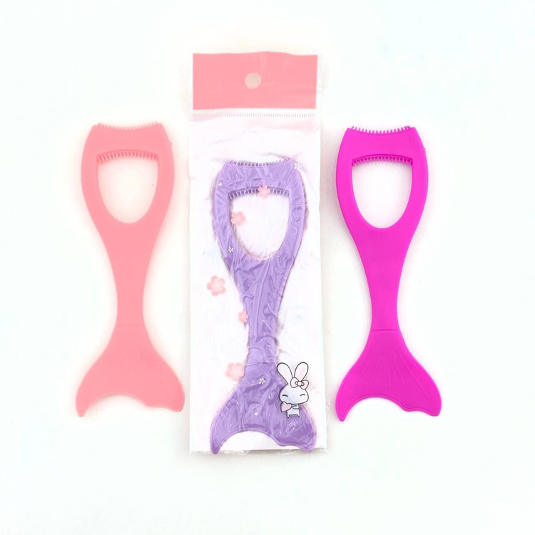 قیمت شابلون ریمل و خط چشم دو طرفه سیلیکونی پری دریایی برای آرایش چشم