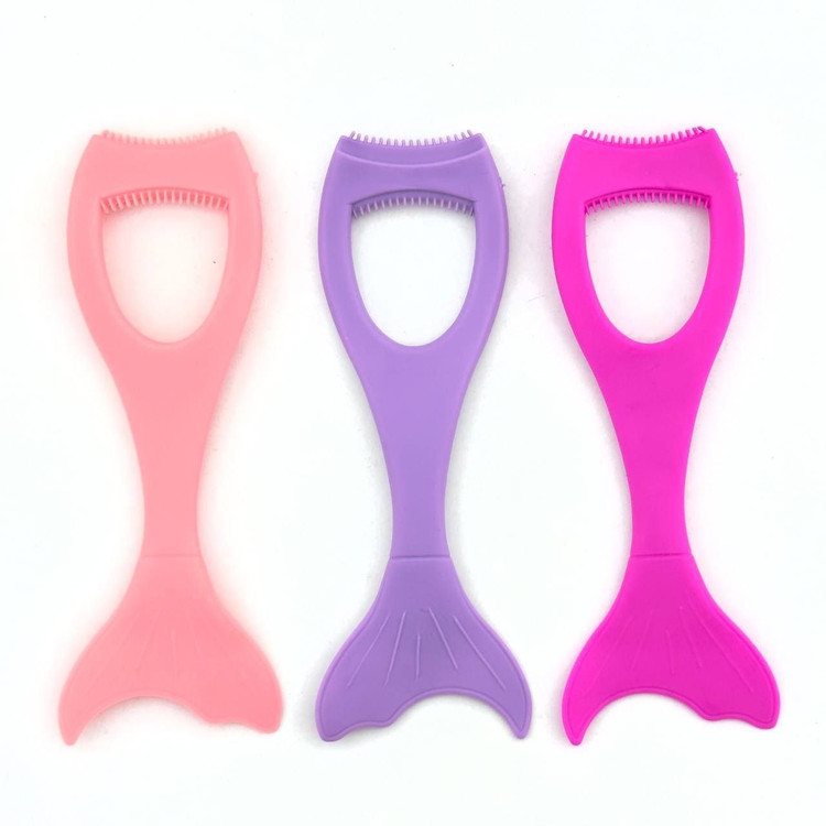 خرید شابلون ریمل و خط چشم دو طرفه سیلیکونی پری دریایی