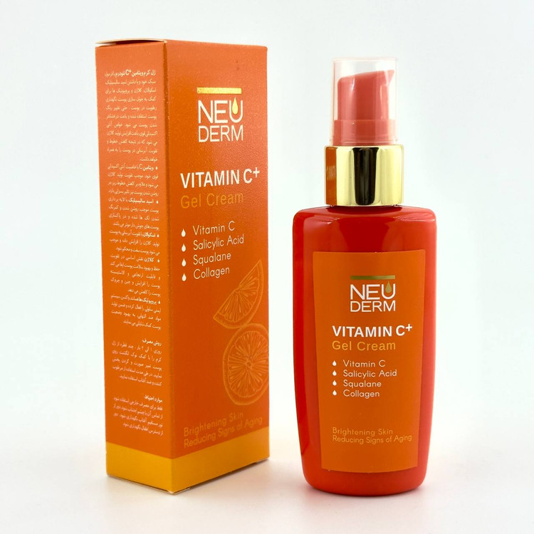 خرید ژل کرم پمپی ویتامین سی پلاس نئودرم 50 میل