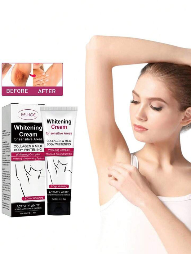 قیمت کرم تیوپی سفید کننده بدن ایلهو 60 میل Eelho