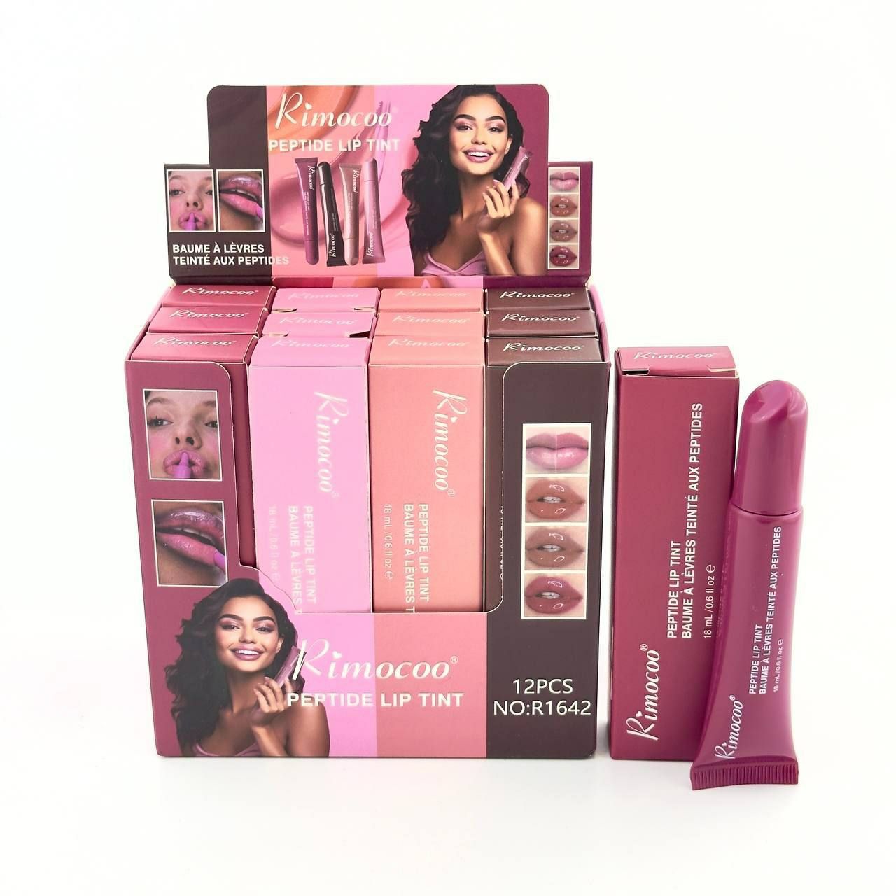 سفارش لیپ گلاس تیوپی طرح رود ریموکو Rimocoo