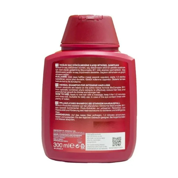 قیمت شامپو ضدریزش مو بیوکسین قرمز Bioxcin