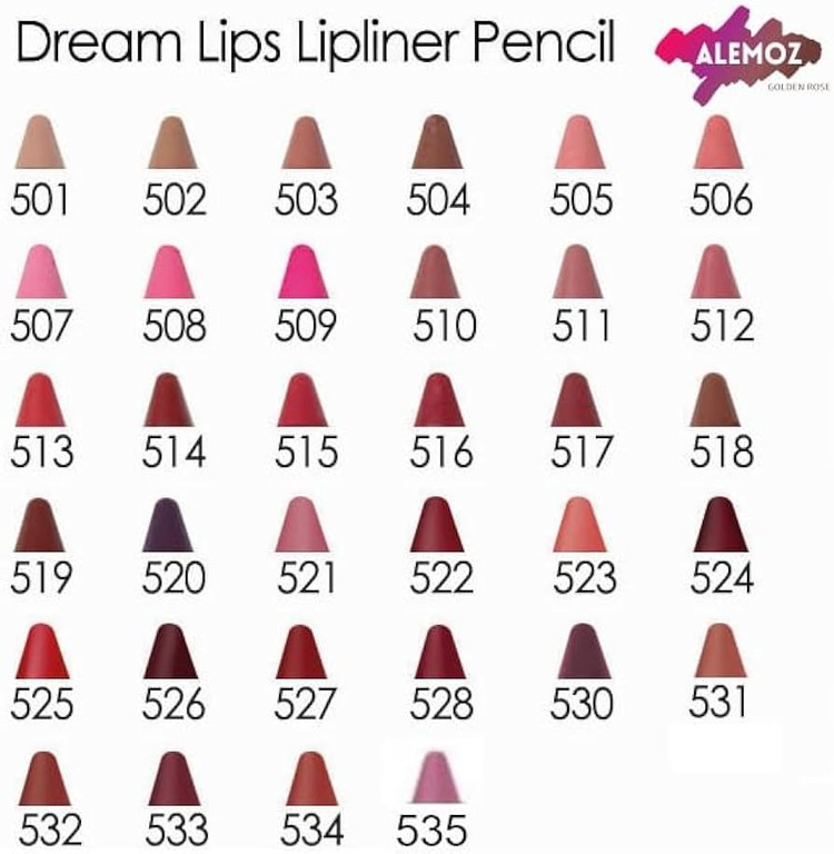 خرید اینترنتی مداد لب دریم گلدن رز در رنگ های جذاب