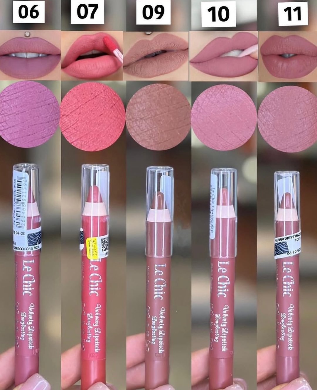 قیمت مداد لب شمعی لچیک le chic