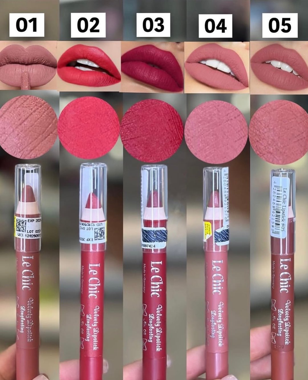 سفارش مداد لب شمعی لچیک اصل آلمان