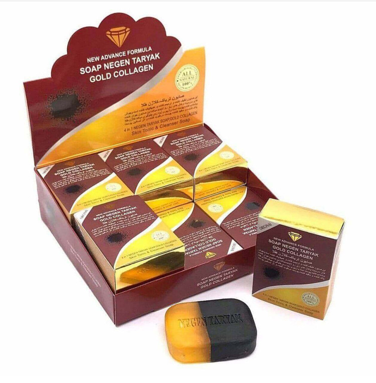 قیمت صابون تریاک کلاژن طلا اصلی نگین