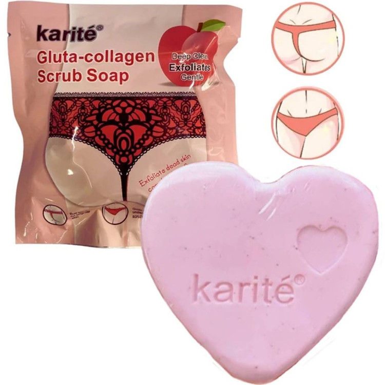 سفارش صابون اسکراب باسن کلاژن قلبی کاریته