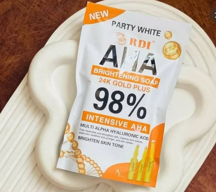 سفارش صابون سفید کننده بدن گلوتاتیون aha