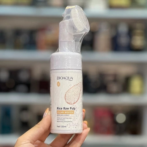 قیمت فوم شستشو صورت براش دار برنج بیوآکوا bioaqua