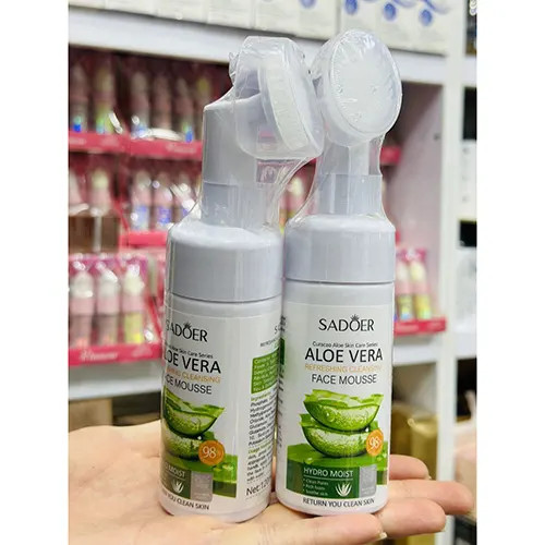 قیمت فوم شستشو صورت براش دار آلوئه ورا سادور sadoer